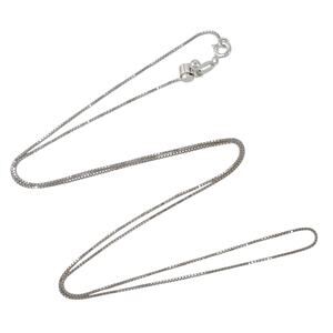 Box Link Chain Necklace | Vintage Sterling Silver 925 | Adjustable up to 22.5"